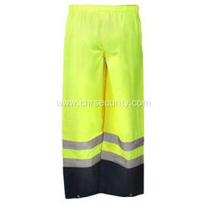 Men's High Visibility Yellow Rain Pants